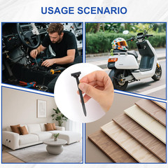 100PCS Nylon Universal Cable Tie Buckle, Heavy Duty Self-Locking Universal Zip T