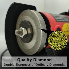 Flat Diamond Grinding Wheel for Tungsten Carbide 3″ 150Grit 1/2″ Arbor 10mm Wide