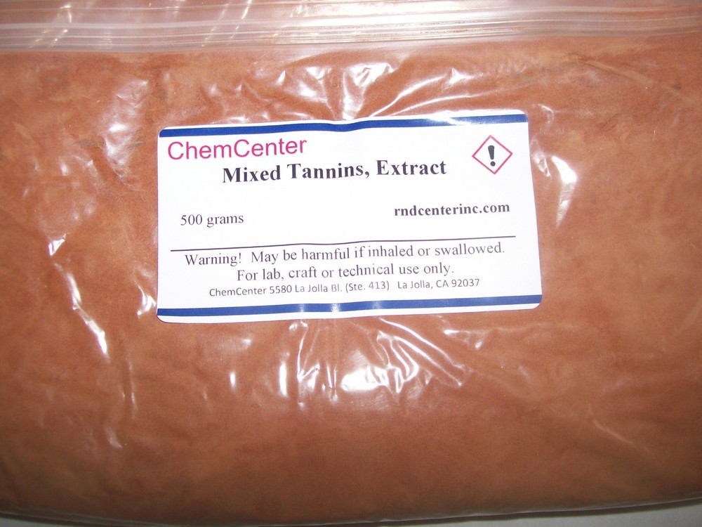 Mixed Tannins, powder extract, (Dying, Leather, Wood, Dye, Stain ) 25 kg (55 lb)