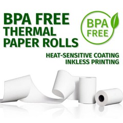 BPA Free Thermal Paper Rolls 3 1/8″ x 230′ – 40 Rolls Premium POS Receipt Paper