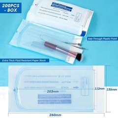 Sterilization Pouches- 5.25 ” x 10 ” Dental Medical Self Seal Pouch Bag 1000pcs