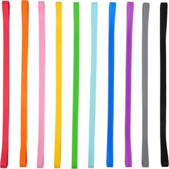 Rubber Bands Silicone 10 Pcs 12Inch Elastic Bands for Notebook Books Cooking Wra