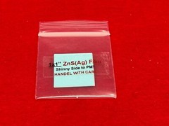 ZnS(Ag) Thin Film Polyester 1.5×1.5″ Alpha Radiation Detection Spinthariscope