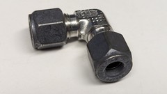 New Parker Stainless Steel 1/4″ CPI Tube x 1/4″ CPI Tube Union Elbow, 4-4 EBZ-SS