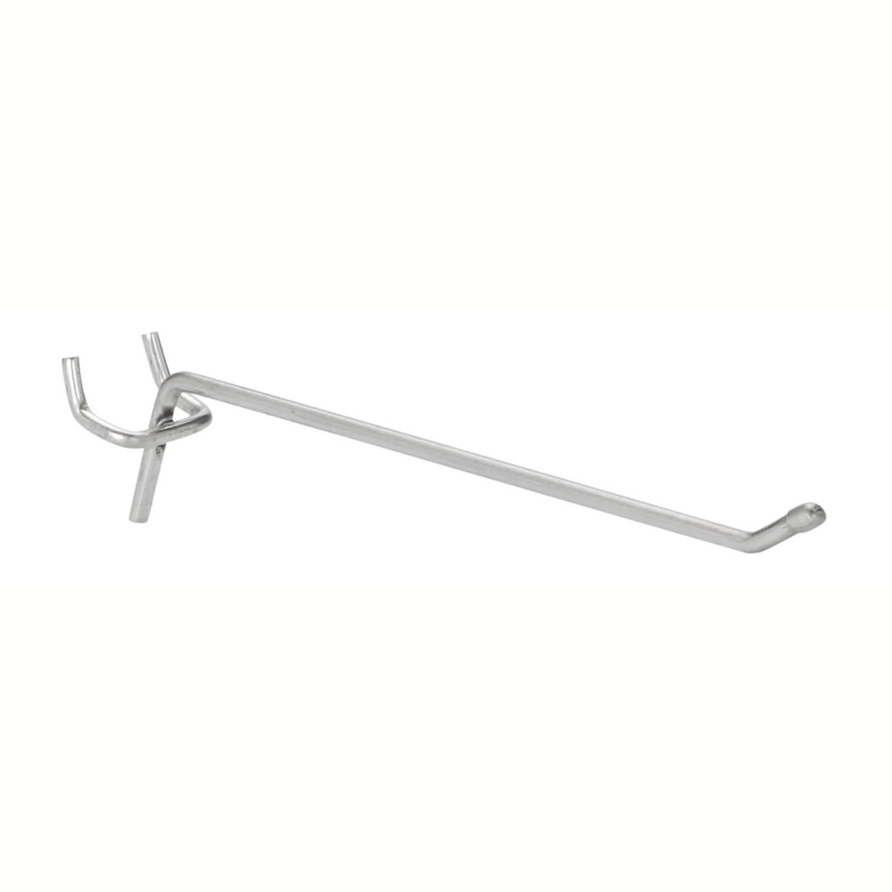 [100 Pack] 6″ Pegboard Hooks | Tool Organization Hooks for 1/8″ & 1/4″ Pegboards