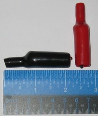 Insulated Heavy Duty Screw On Test Clips – Black and Red DMM Alligator Clips
