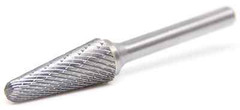 SL-4 Taper Shape Radius End – Premium Double Cut Tungsten Carbide Burr