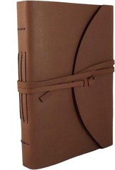 Large 9×12 Inch Rustic Leather Journal with Strap Closure by Rustic Ridge