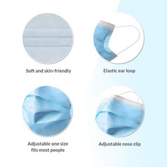 FDA Cleared ASTM Level 3 Procedure Face Masks, Made in USA, ≥98% Filtration, …