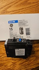 Eaton BRP 20A, 15A 1-Pole Circuit Breaker AFCI/GFCI/COMBO