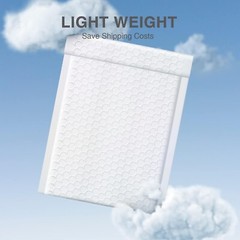 Poly Bubble Mailers Mailing Padded Envelopes Bubble Bags #0 6×10″ 500Pcs White