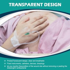 100 Packs Transparent Film Dressing 4″ x 4.75″ – x 4.75″(100 PCS)