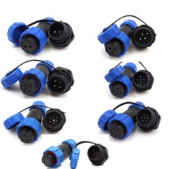 SP13 IP68 Waterproof 2 3 4 5 6 7 9 pin Plug and Socket Cable Connector Aviation