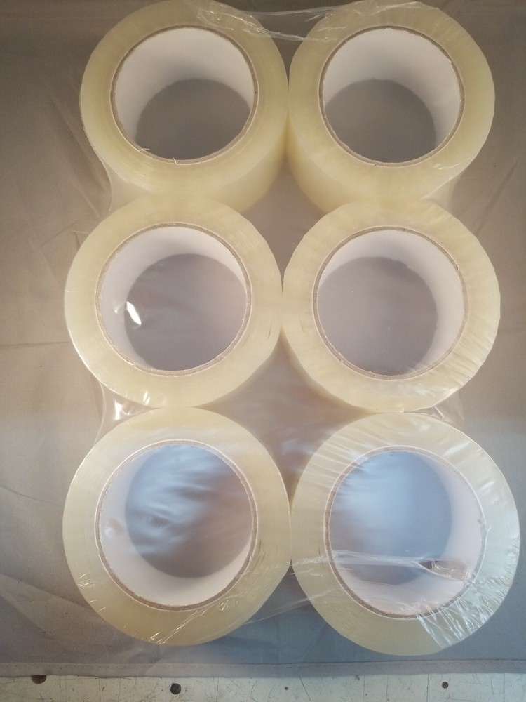6PK Carton Sealing Tape,2.0 Mil,2″x110 yds. Clear (1.4)