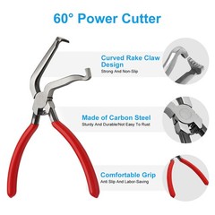 4PCS Electrical Disconnect Plier Set Automotive Connector Separator Removal Tool