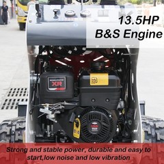 Upgrade Mini Skid Steer Loader 13.5HP Tracked Loader B&S Engine Pick Up USA 2026