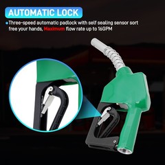 3/4″ NPT Automatic Fuel Nozzle Shut-Off Fuel Nozzle Gas Pump 13/16″ Spout Diesel