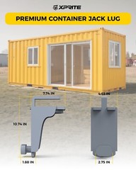 1-4 Pack Shipping Container Jack Lug w/Handle, Jack Leveling Attachment 44092lbs