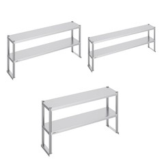 VEVOR Double Overshelf Stainless Steel Overshelf 12×60/48/72 in for Prep Table