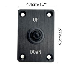 HeavyDuty 3Way Toggle Switch 12V 15A Waterproof for Marine Boat Trim Control