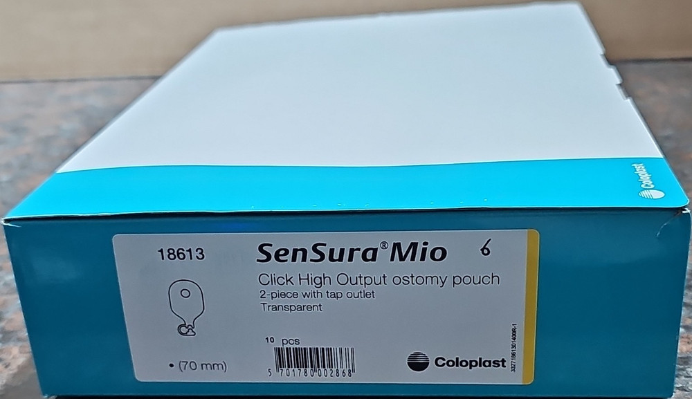 Coloplast SenSura Mio Two-Piece Drainable Ostomy Pouch 18613 High Output
