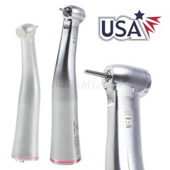 Dental LED Fiber Optic Handpiece 1:5 Contra Angle/Cartridge Rotor Standard Head