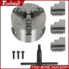 K11-80 Self-centering Lathe Drilling Part 80mm 3 Jaw Lathe Chuck Manual Chuck 3″