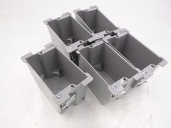 5 PACK S118W 1-Gang Old Work Switch/Outlet Box 3.75 x 2.25 x 3.03 Inch