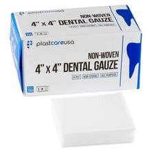 200 4×4 Non Woven Sponges 4-Ply, Non-Sterile Cotton Dental Gauze Pads