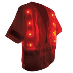Global Glove unisex-adult Led Safety Vest 3X-Large Hi-vis Yellow