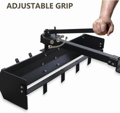 42″ Tow Behind Box Scraper, Heavy Duty Tractor Grader Blade Attachment for Lawn