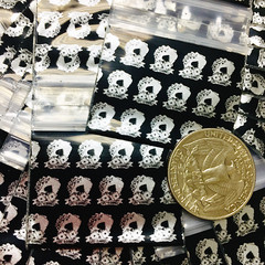 BaggiesSince1987 – 15125 DESIGN ZIP BAGS 500PCS 45 METALLIC DSN MIX, READ DETAIL