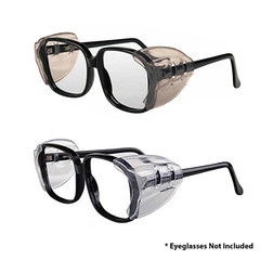 1~200Pairs Side Shields For Eye Glasses Slip On Safety Glasses Shield Universal