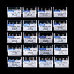 100pcs Dental Super Coarse Diamond FG Burs for High Speed Handpiece AZDENT
