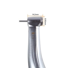 NSK Ti-MAX X95L Style Dental 1:5 LED Fiber Optic Contra Angle Handpiece Red Ring