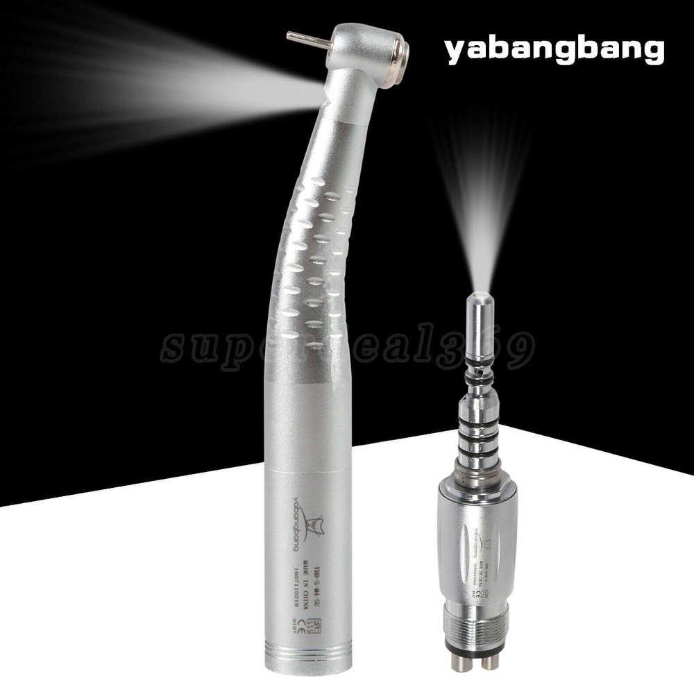 Dental Fiber Optic LED Handpiece High Speed /LED Quick Coupler 4Hole For KAVO CE