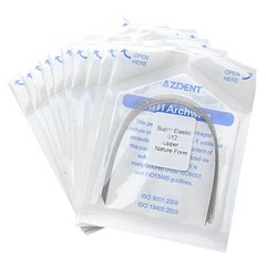 1pack AZDENT Dental Orthodontic Super Elastic Niti Arch Wires Round Natural Form