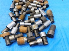 50 PC LOT OF GO & NO-GO MEMBERS SMOOTH PIN PLUG GAGES VARIOUS SIZES AROUND 1″