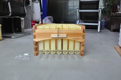 7pcs BPA free Plastic Beekeeping Frames + 1 Auto Shed Honey Beehives Super Boxes