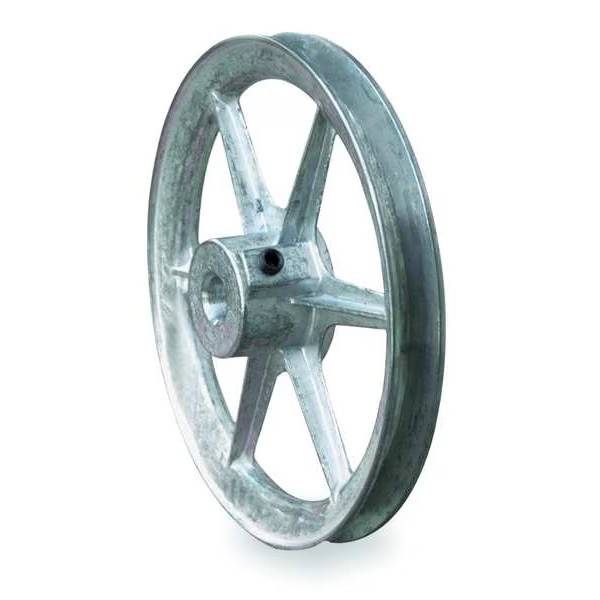 Congress 7/8 in Fixed Bore 1 Groove Standard V-Belt Pulley 6 in OD CA0600X087KW