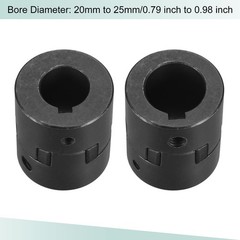 1 Pcs Flexible Coupling Shaft 20mm to 25mm 52mm x 44mm Motor Coupler Joint