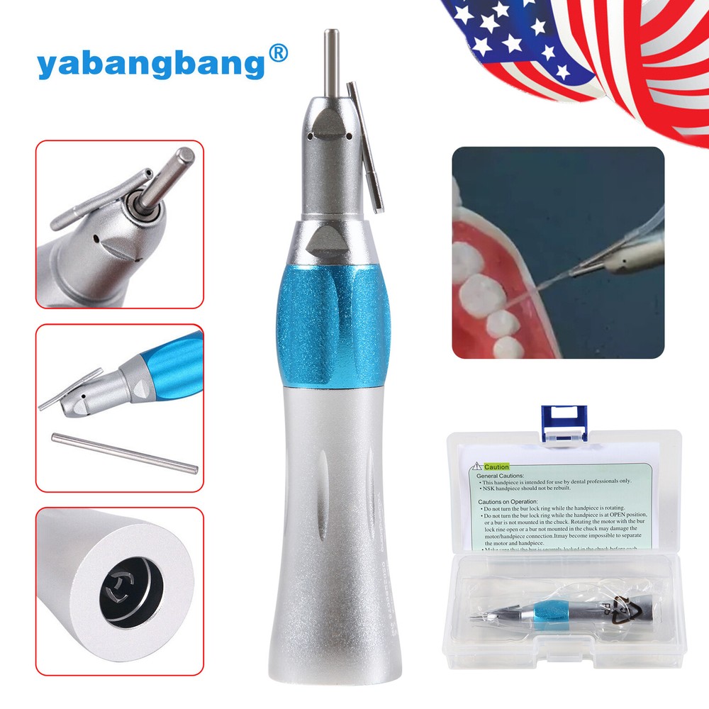 NSK Style Dental 1:1 Straight Handpiece External irrigation Pipe Nosecone E-type