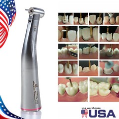 Dental LED Fiber Optic Contra Angle Handpiece 1:5 Increasing Ti-MAX X95L ns