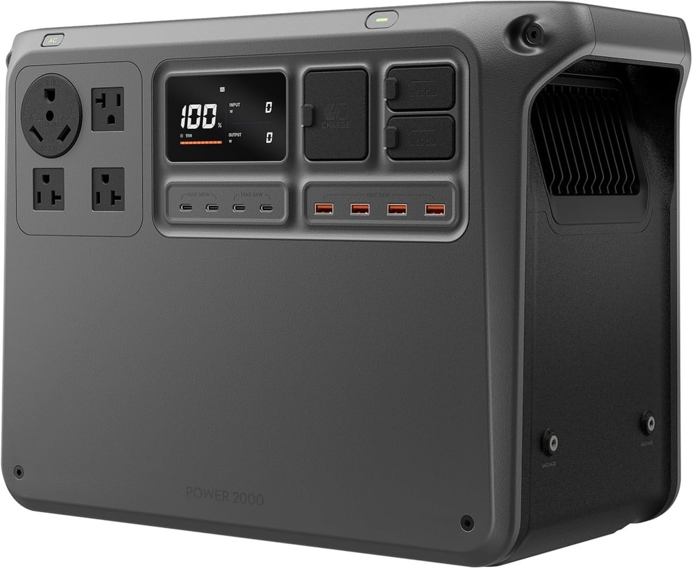 DJI Power 2000 Portable Power Station 2048Wh 3000W Solar Generator Backup UPS RV