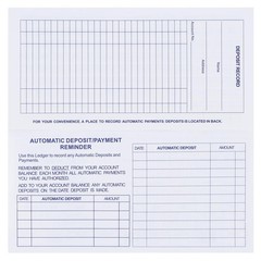 20 Pack Checkbook Register Check Registers for Personal Blank Ledger Transaction