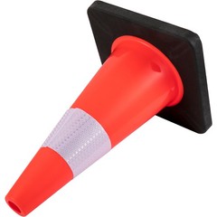 VEVOR 5 PCS Safety Cones Traffic Cones 18″ Orange Reflective Collars Road Cones