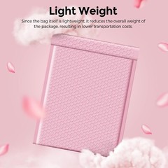 Large Bubble Mailers 10.5×16 250pc Padded Envelope 10.5×15 Poly Bubble Bags Pink
