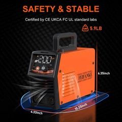200A Stick Welder 110/220V ARC/MMA/Lift TIG Welding Machine Portable, IGBT