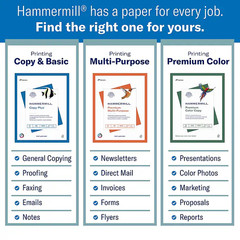 Hammermill Copy Plus Paper 8.5×11 20 lb 92 Brightness 5000 Sheets/Carton 105007
