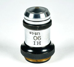 Tiyoda HI 90 1.25 0.8 N.A. Variable Aperture Oil Immersion Objective 90x RMS